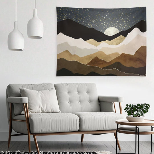 Golden Stars Tapestry