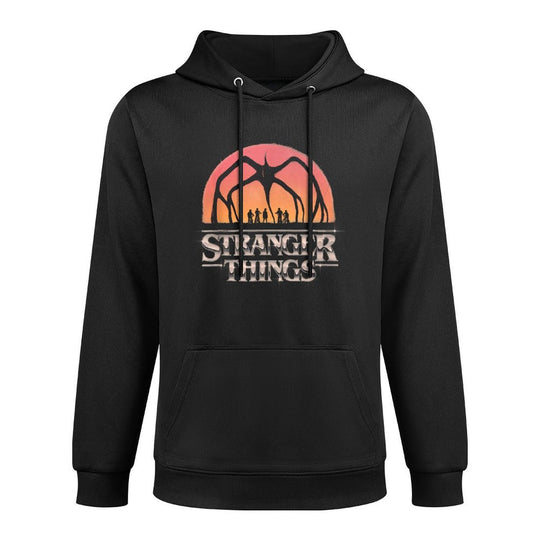 Stranger Things Season 5 Towering Mind Flayer Distressed Relaxed Fit Hoodie