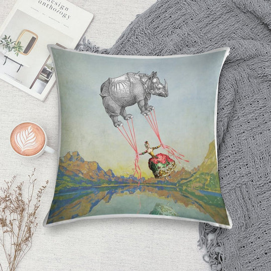 Aloft Soft Reinforced Edging Throw Pillow