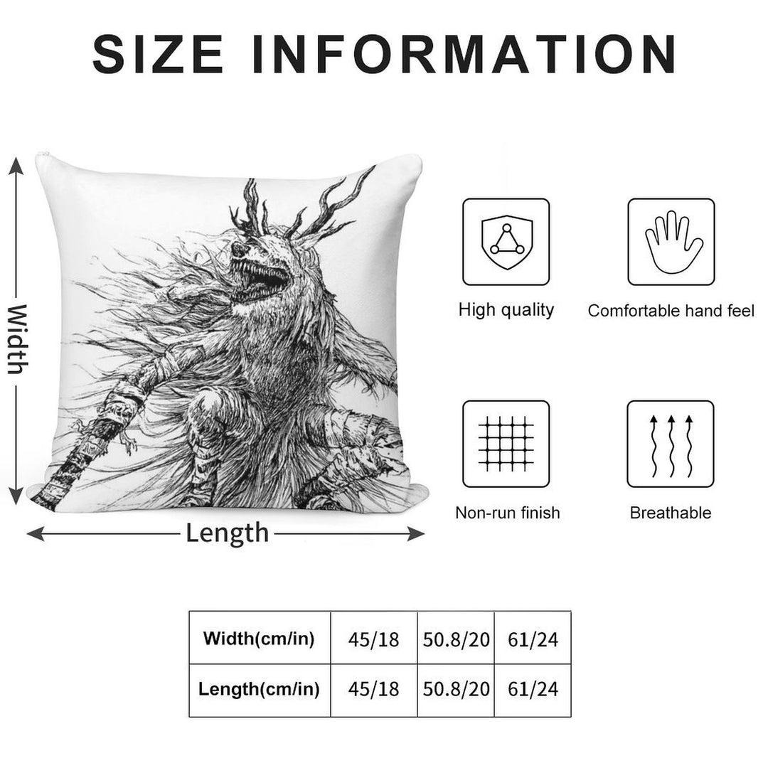 Vicar Amelia Soft Bedroom Essential Throw Pillow