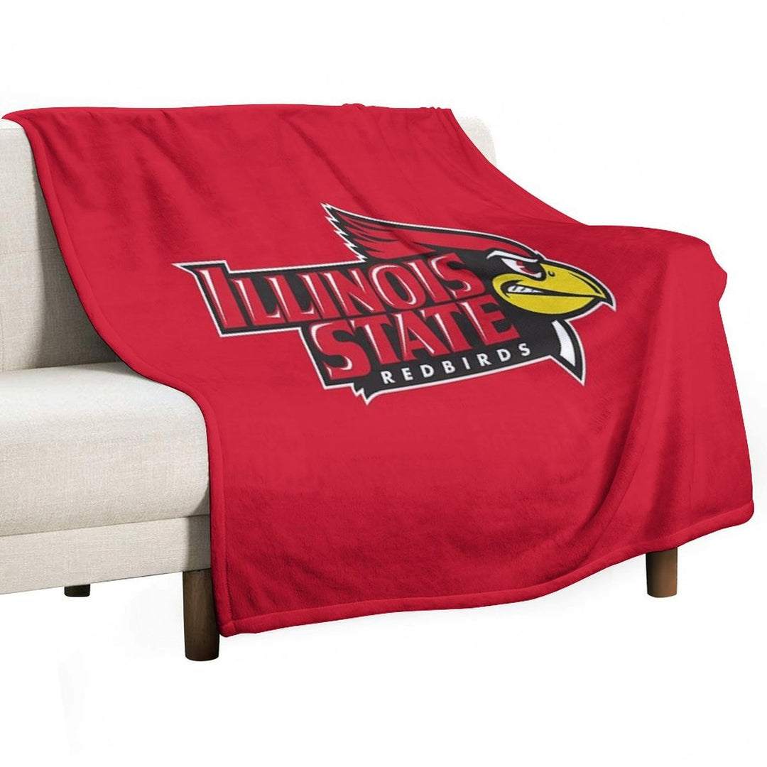 The Redbirds Illinois State-icon All-season Throw Blanket