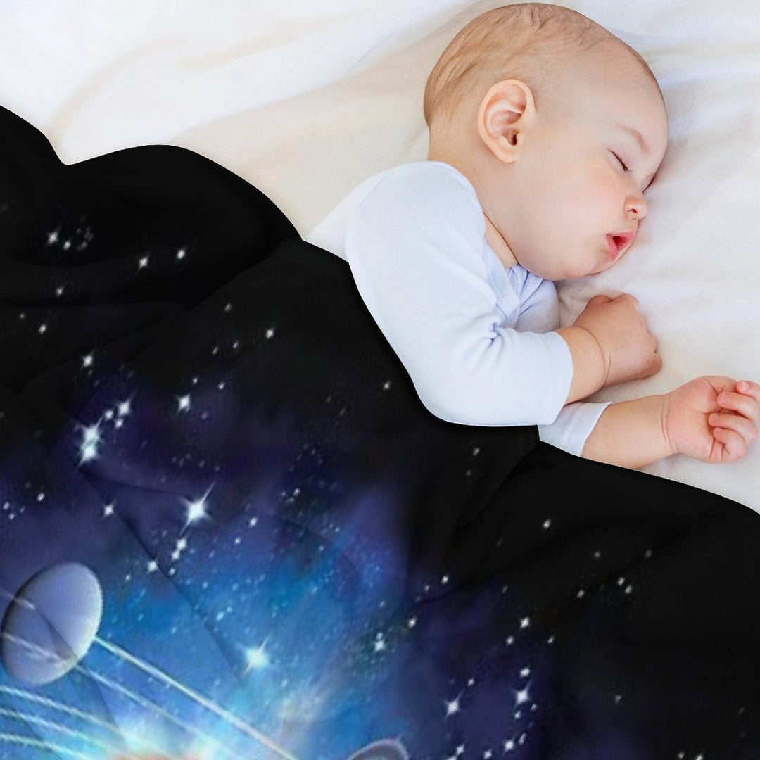 Solar System Durable Throw Blanket