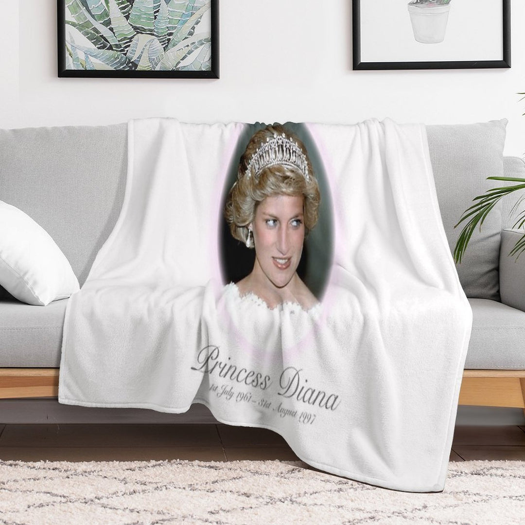 God Bless Princess Diana - Remembrance Comfort Throw Blanket