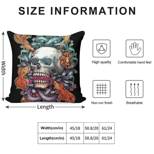 Short Term Dead Memory Soft Washable Throw Pillow