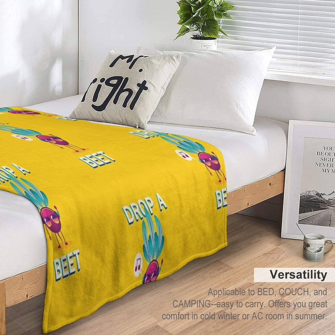 Drop A Beet Easy Care Throw Blanket
