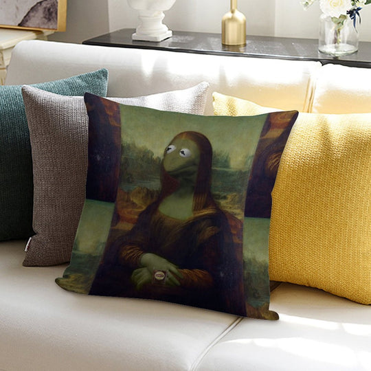 Mona Kermit Soft Style Accent Throw Pillow