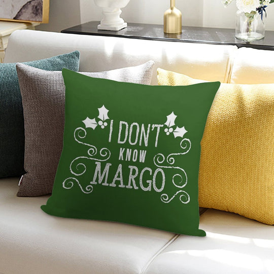 Christmas Vacation Todd And Margo Quote by Kelly Design Company Soft Home Decor Throw Pillow