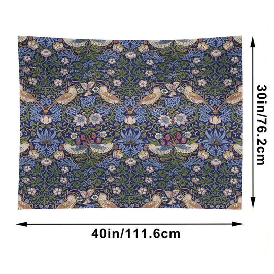 William Morris Strawberry Thief Design 1883 Tapestry