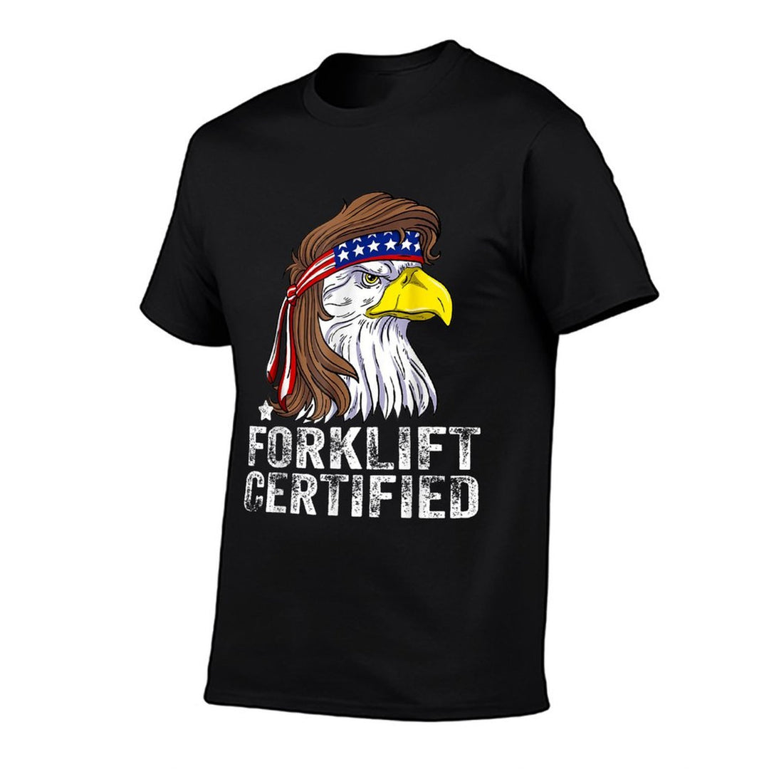 Forklift Certified Meme Eagle Mullet USA Fork Lift Forklift  Classic T-Shirt