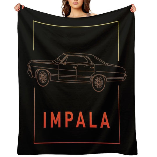 Supernatural 1967 Chevy Impala Comfort Throw Blanket