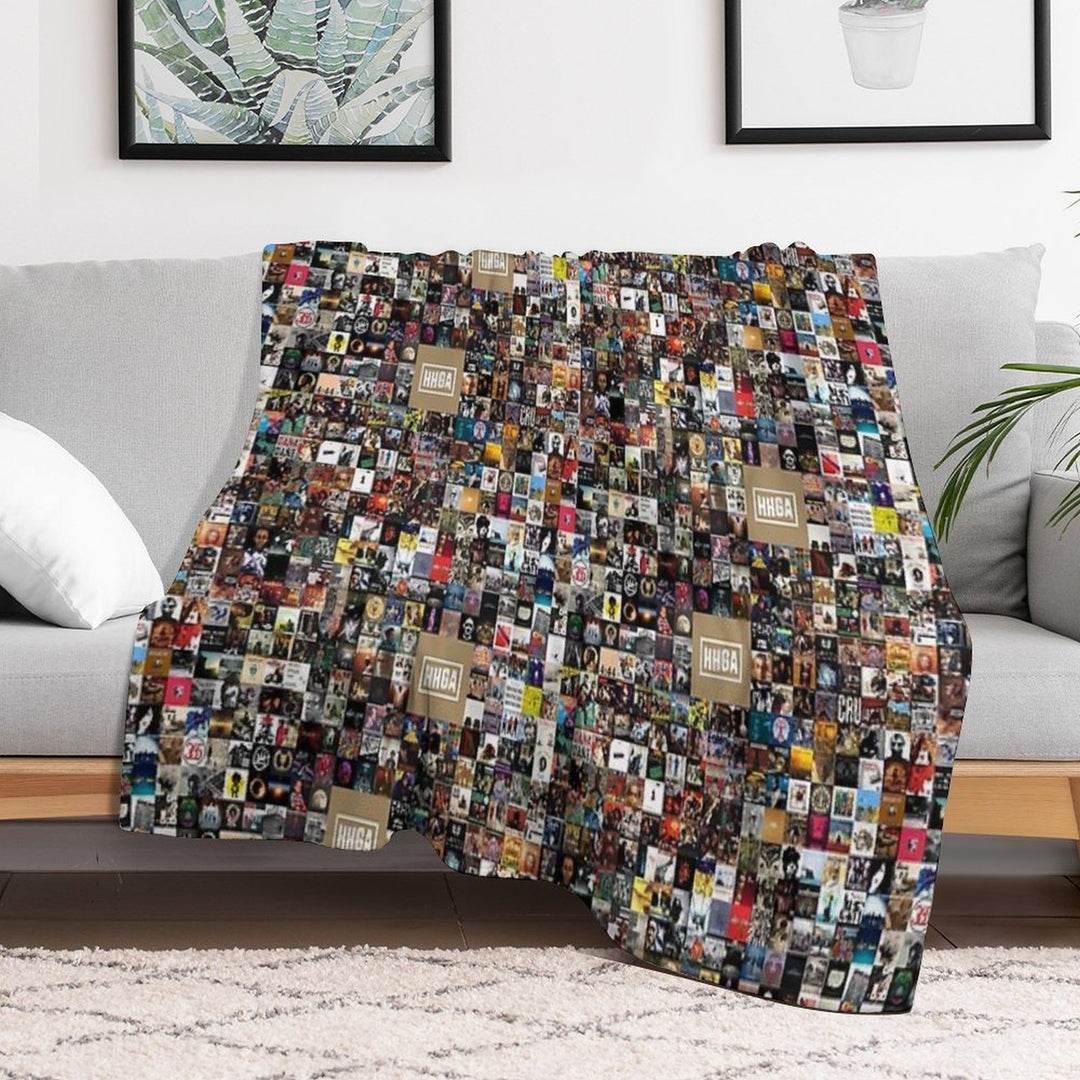 Greatest Hip Hop Albums 1986 - 2018 Premium Throw Blanket