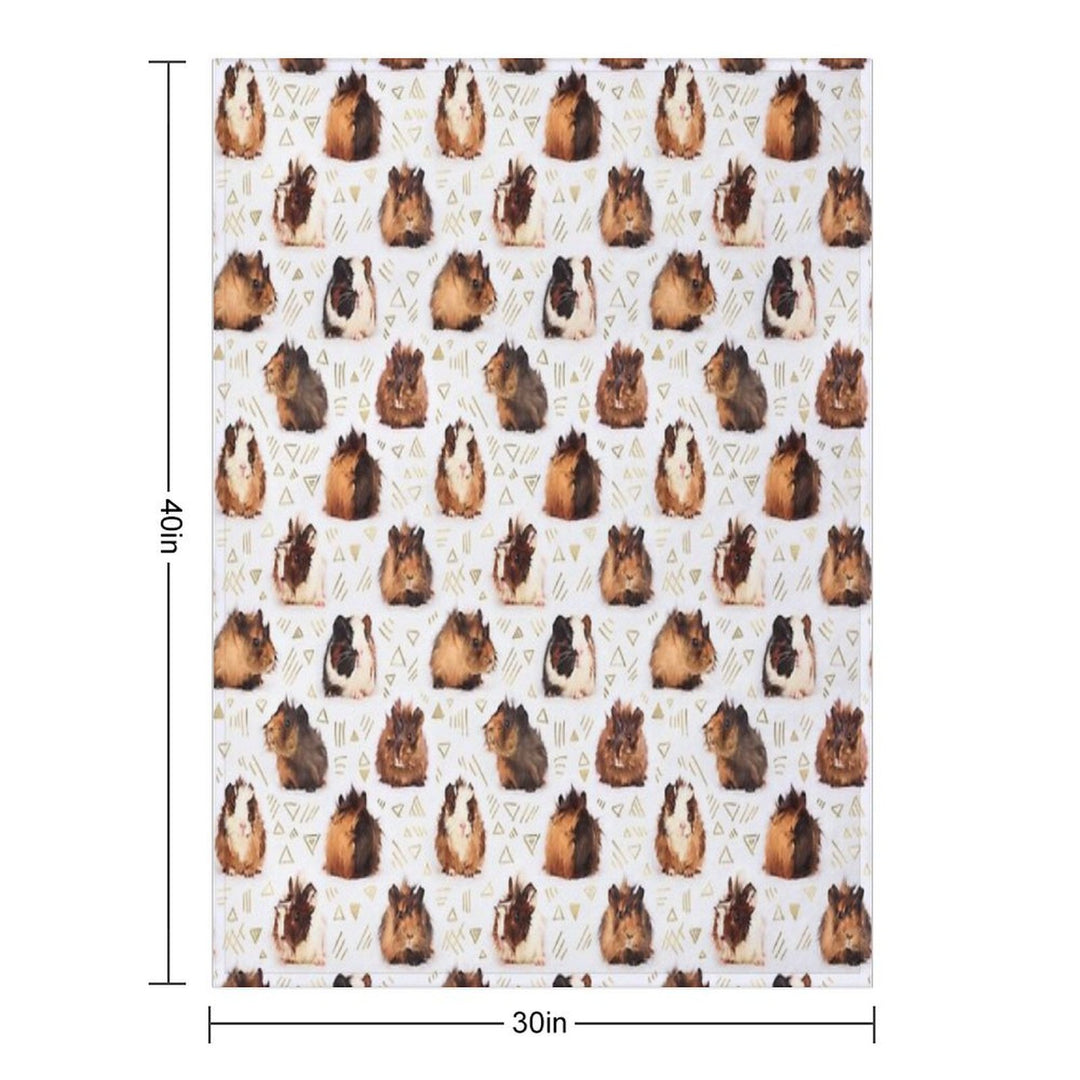 The Essential Guinea Pig Plush Throw Blanket