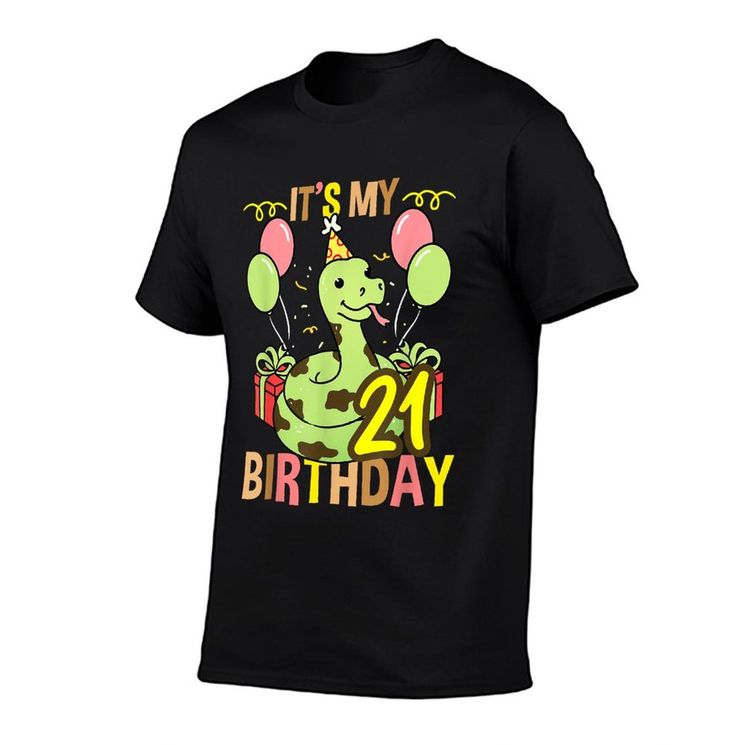 Its My 21st Birthday Snake  Moisture-wicking T-Shirt