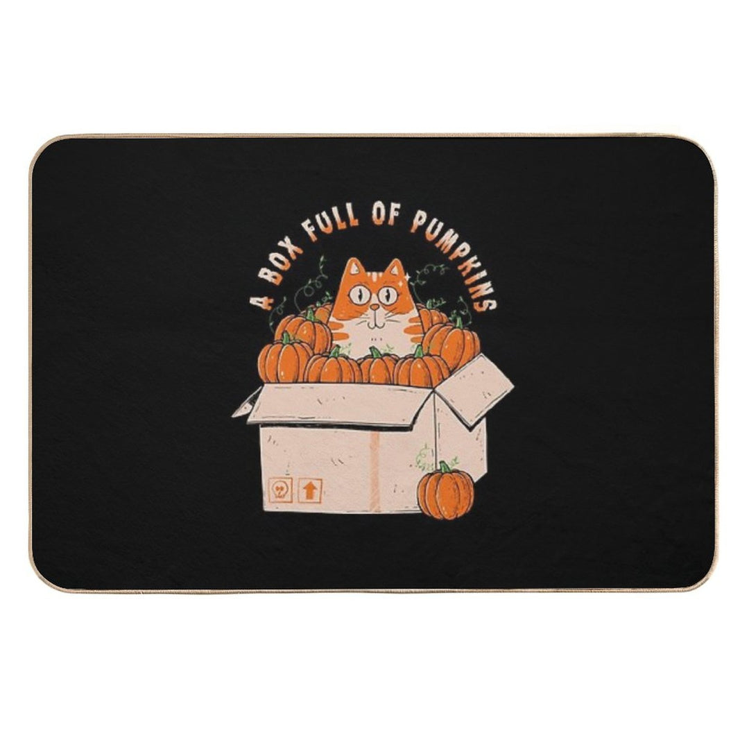 A Box Full of Pumpkins  Versatile Bath Mat