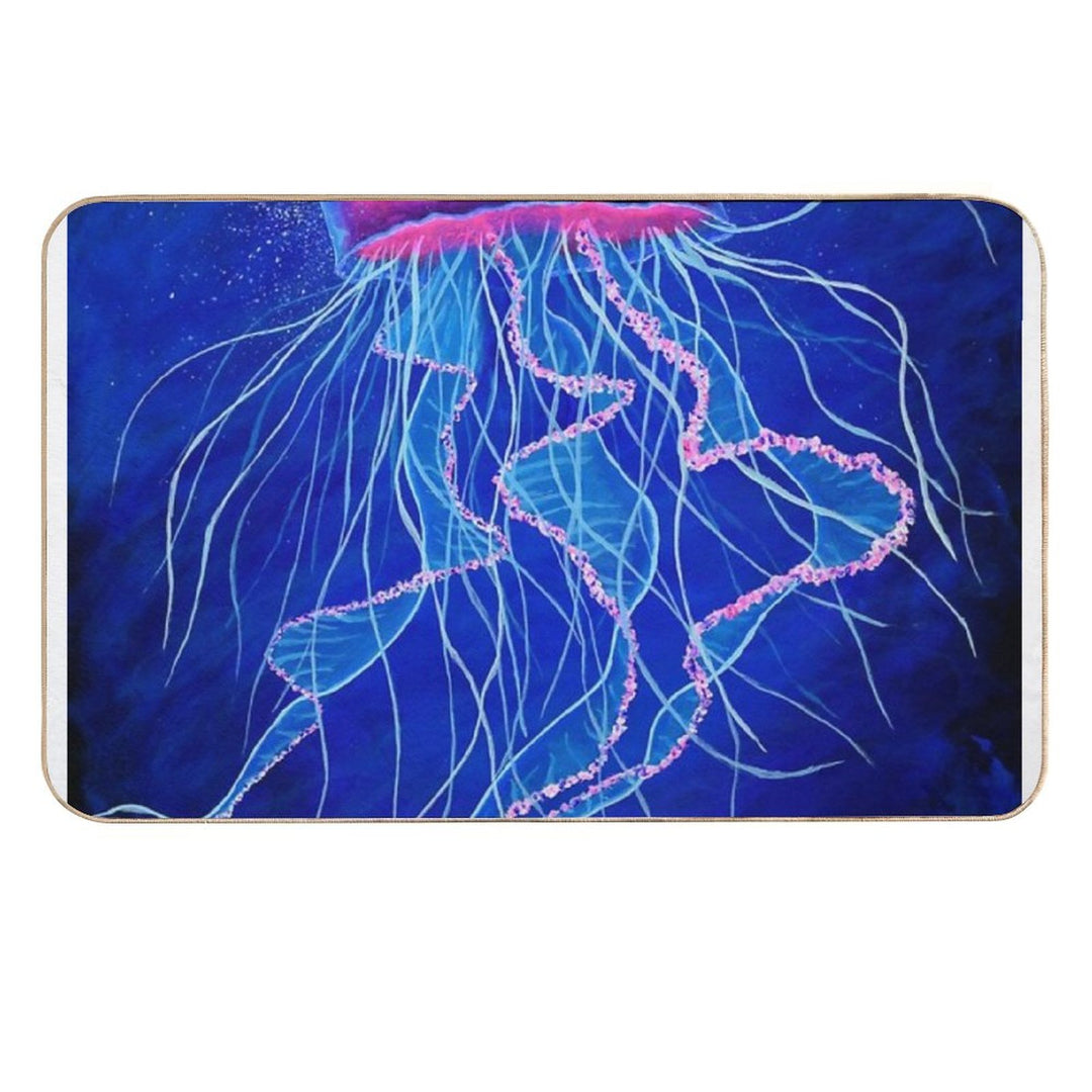 Medusa Jellyfish  High-Traffic Bath Mat