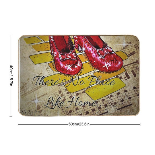 Drawing Dorothys Red Shoes by Mysticladyart Edit Mask Print Bag  Fade-Resistant Bath Mat