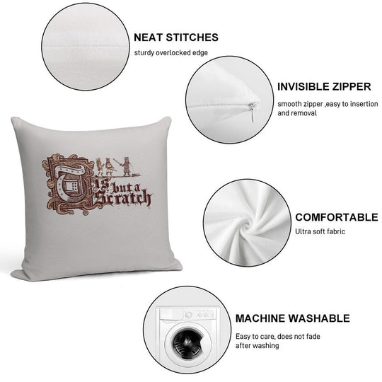 Tis But A Scratch Soft Multiple Sizes Throw Pillow