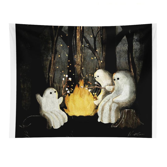 Marshmallows And Ghost Stories Tapestry