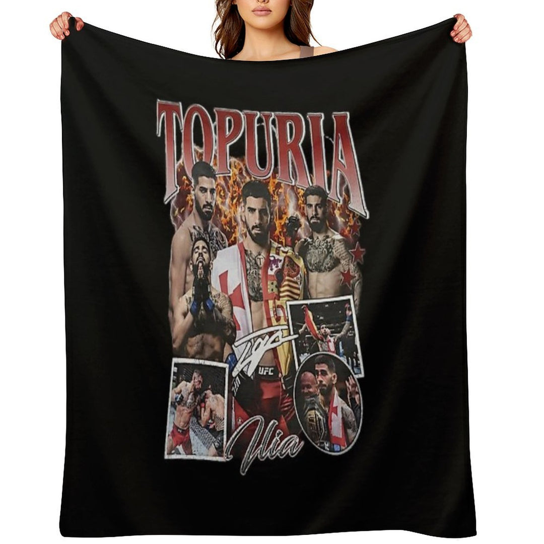 Ilia Topuria El Matador Signature All-season Throw Blanket