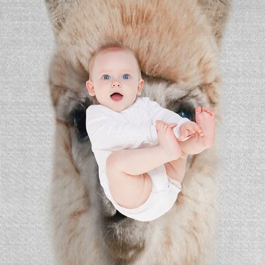 Alpaca - Colorful Sustainable Throw Blanket