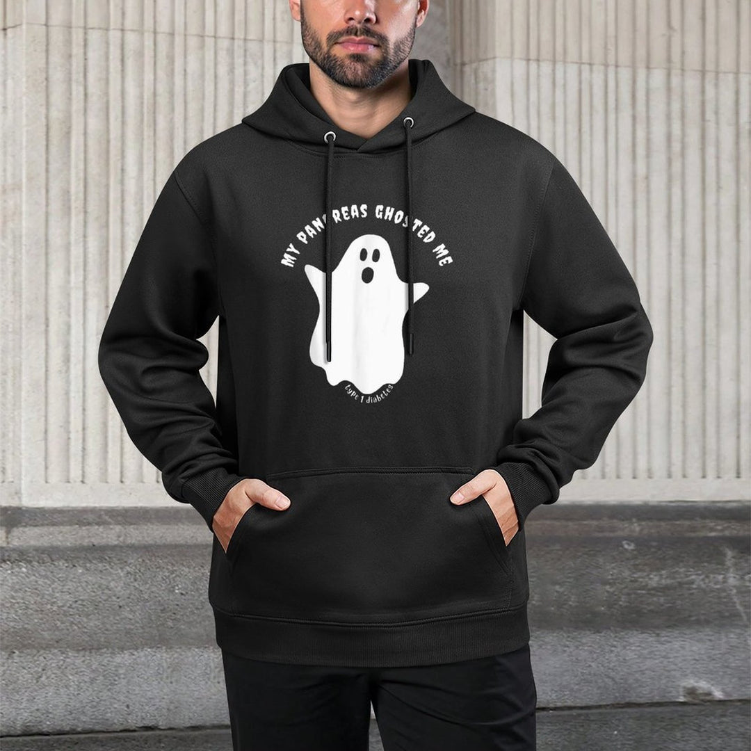 Halloween My Pancreas Ghosted Me, Type 1 Diabetes Versatile Streetwear Hoodie
