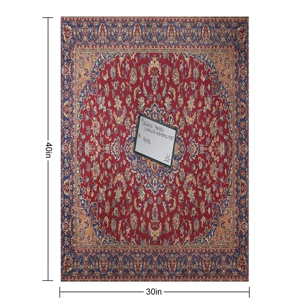 Lebowski's Tape Bowling Playoffs All-season Throw Blanket