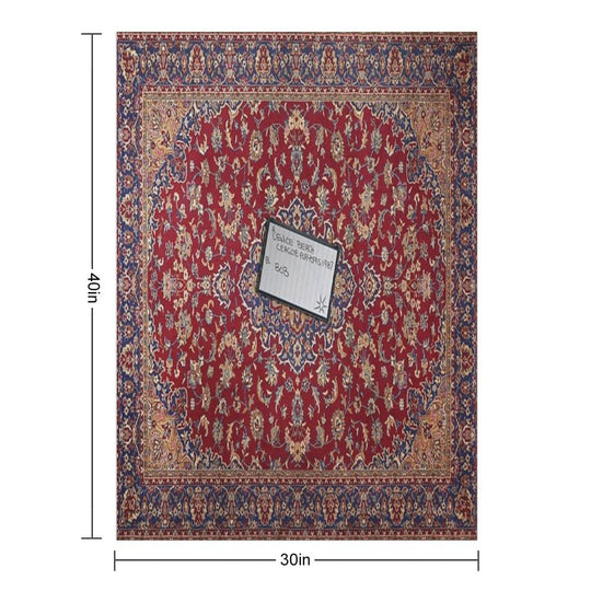 Lebowski's Tape Bowling Playoffs All-season Throw Blanket