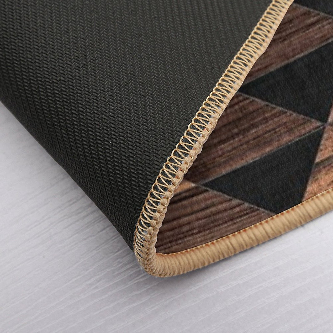 Urban Tribal Pattern No.11 - Aztec - Wood  Eco-Friendly Bath Mat