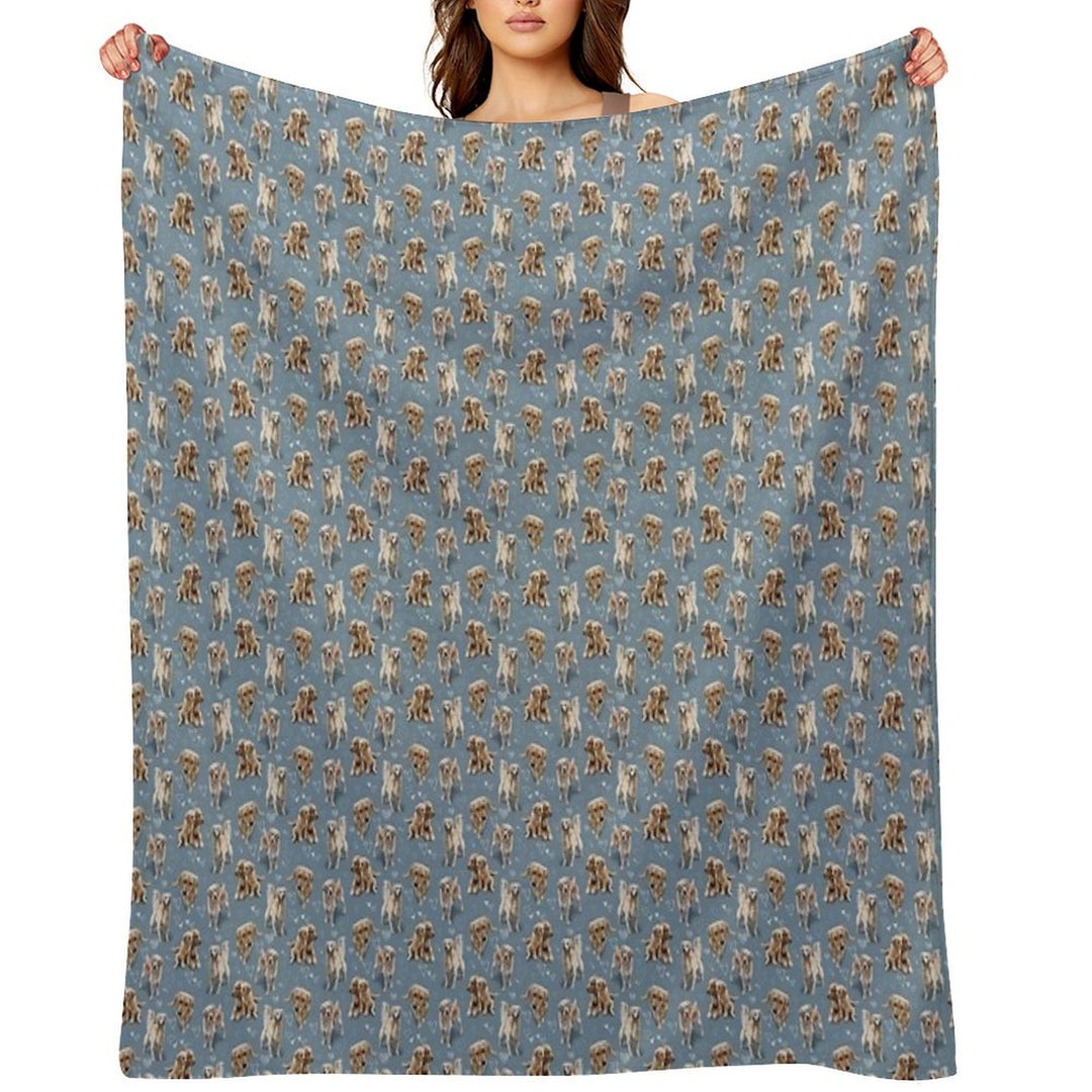 The Golden Retriever Comfort Throw Blanket