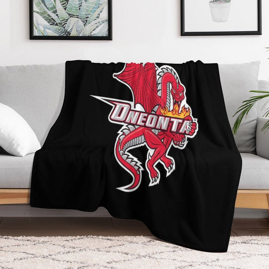 SUNY Oneonta Red Dragons Gift-ready Throw Blanket