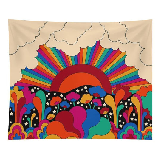 70s Landscape Tapestry