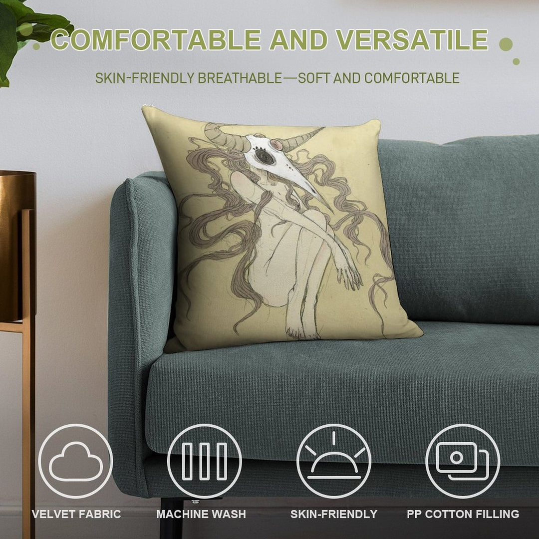 Where I Fit In Soft Reinforced Edging Throw Pillow