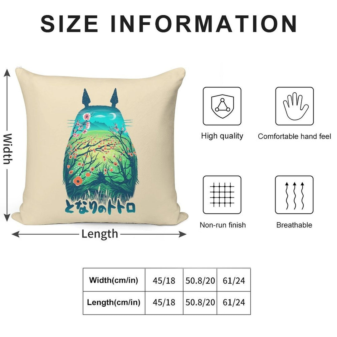 He Is My Neighbor Soft High-Density Material Throw Pillow
