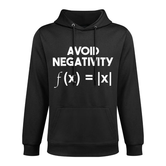 Avoid Negativity Funny Math Problem, Engineer Kangaroo Pocket Hoodie