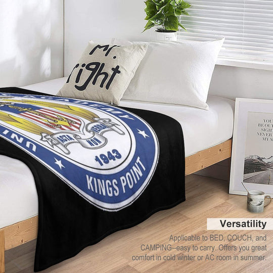 Merchant Marine Academy Logo Gift-ready Throw Blanket