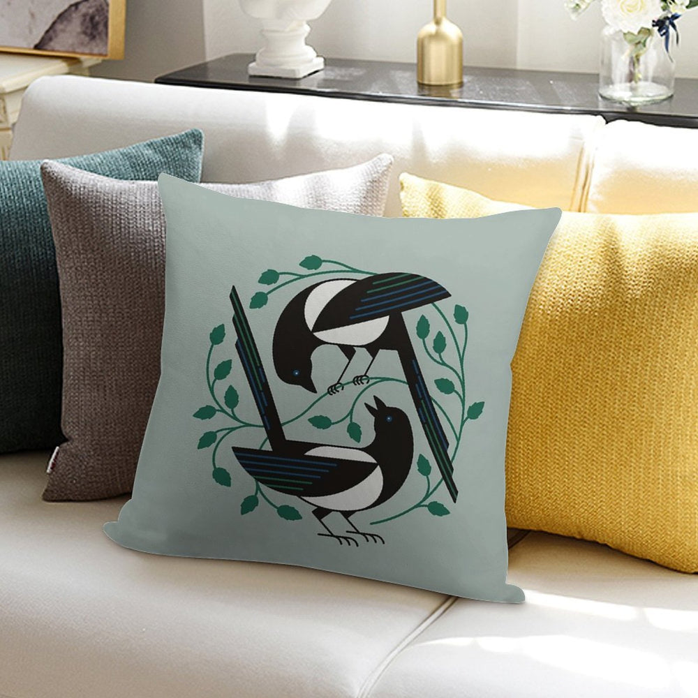 The Joy of Spring Soft High-Density Material Throw Pillow