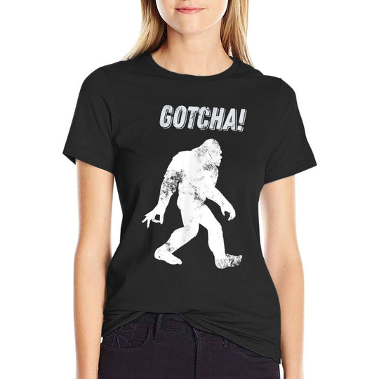 Bigfoot Circle Game Gotcha Meme Ok Hand T  Summer-ready Fabric T-Shirt