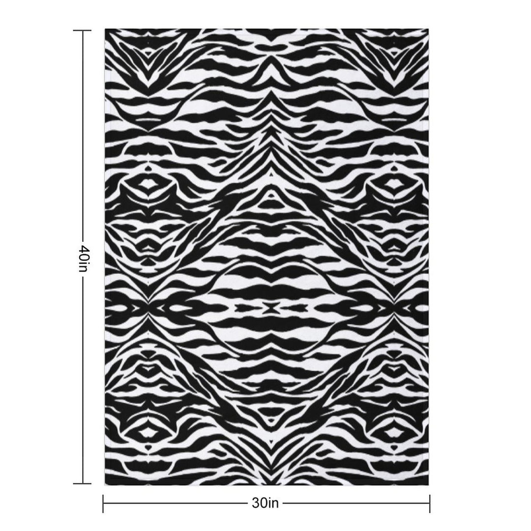 Zebra Premium Throw Blanket
