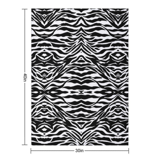 Zebra Premium Throw Blanket