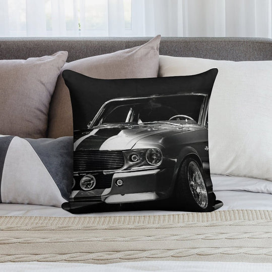 1967 Ford Mustang Shelby GT 500 Soft Washable Throw Pillow