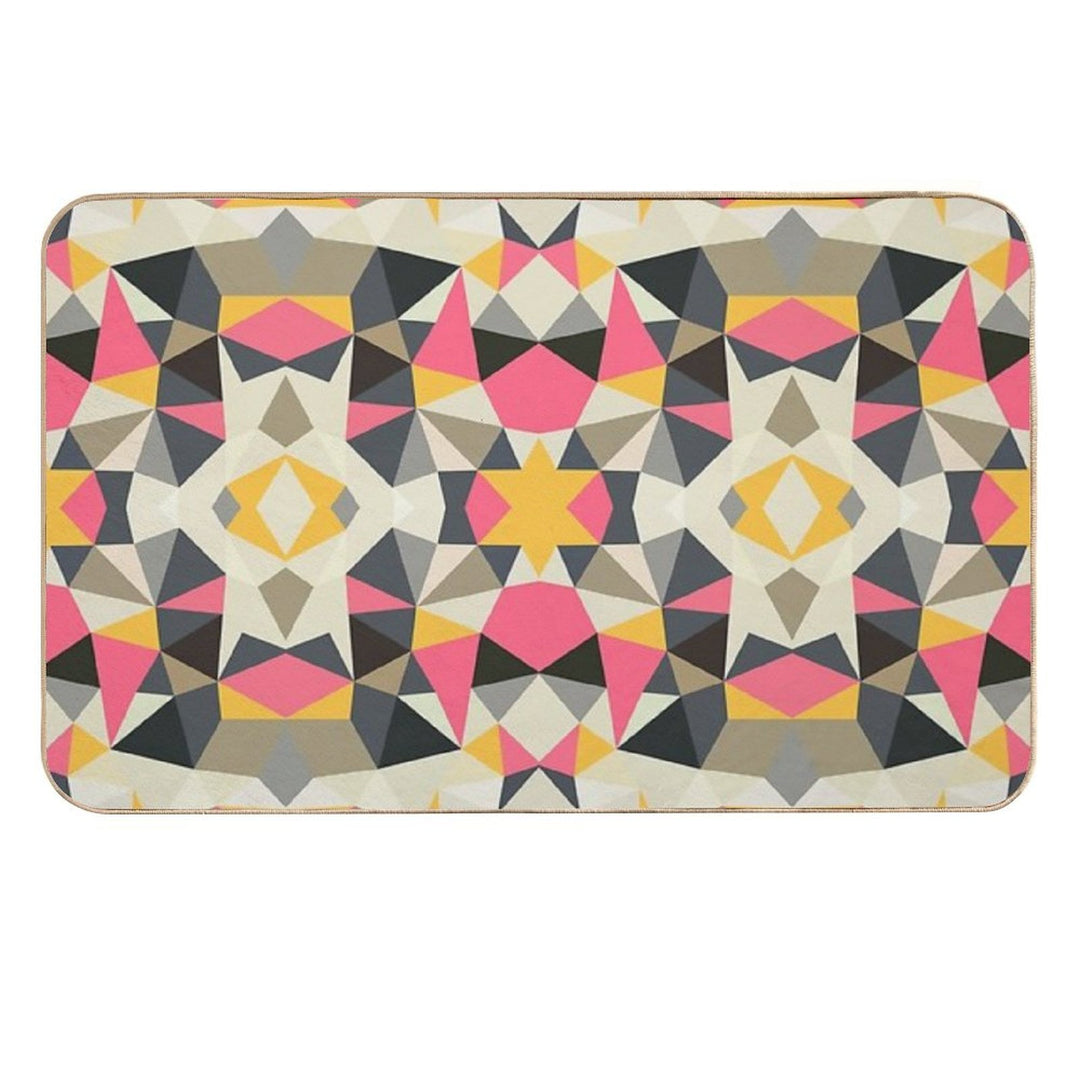 Lemonade Stand Tribal  Pet-Safe Bath Mat