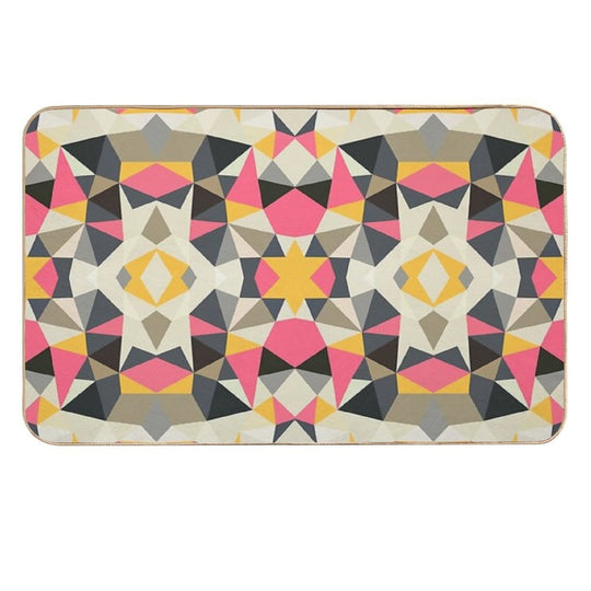 Lemonade Stand Tribal  Pet-Safe Bath Mat
