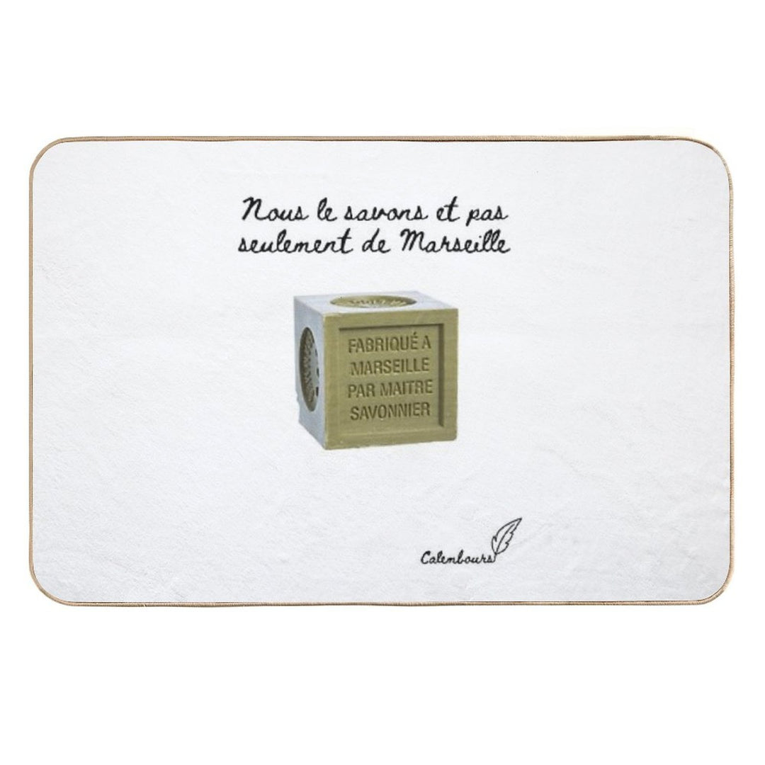 We Know It And Not Only from Marseille  Easy Maintenance Bath Mat