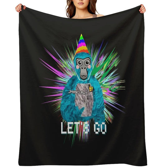 JMANCURLY Gorilla Tag VR Gamer Video Game Design Comfort Throw Blanket