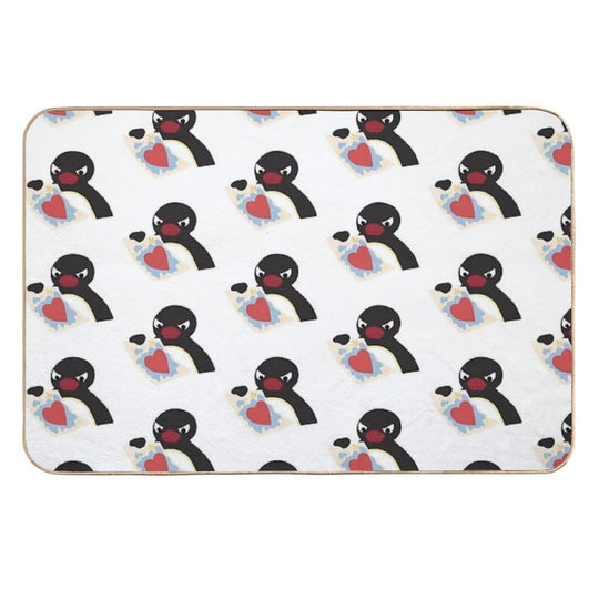 Pingu Heart Mood  Absorbent Bath Mat