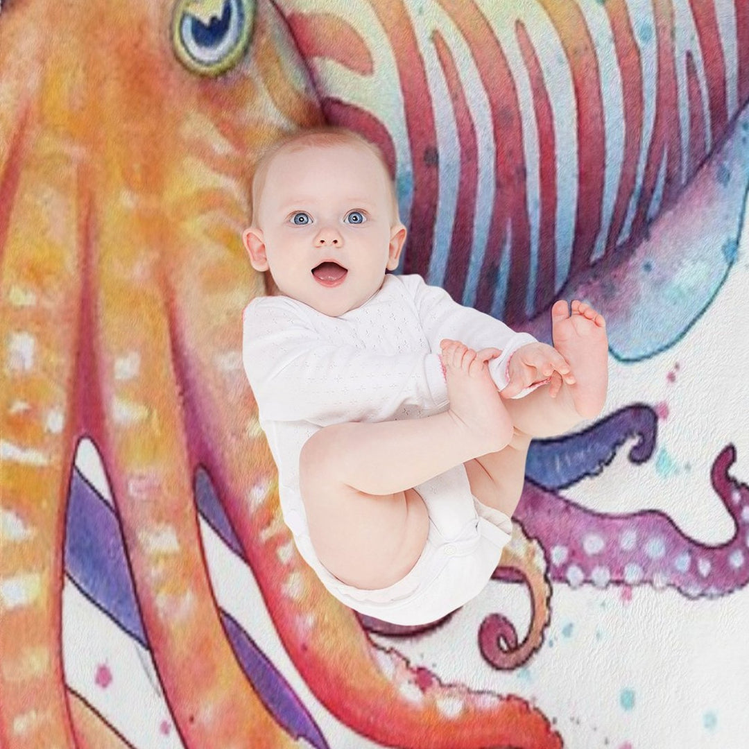 Cuttlefish Multi-functional Throw Blanket