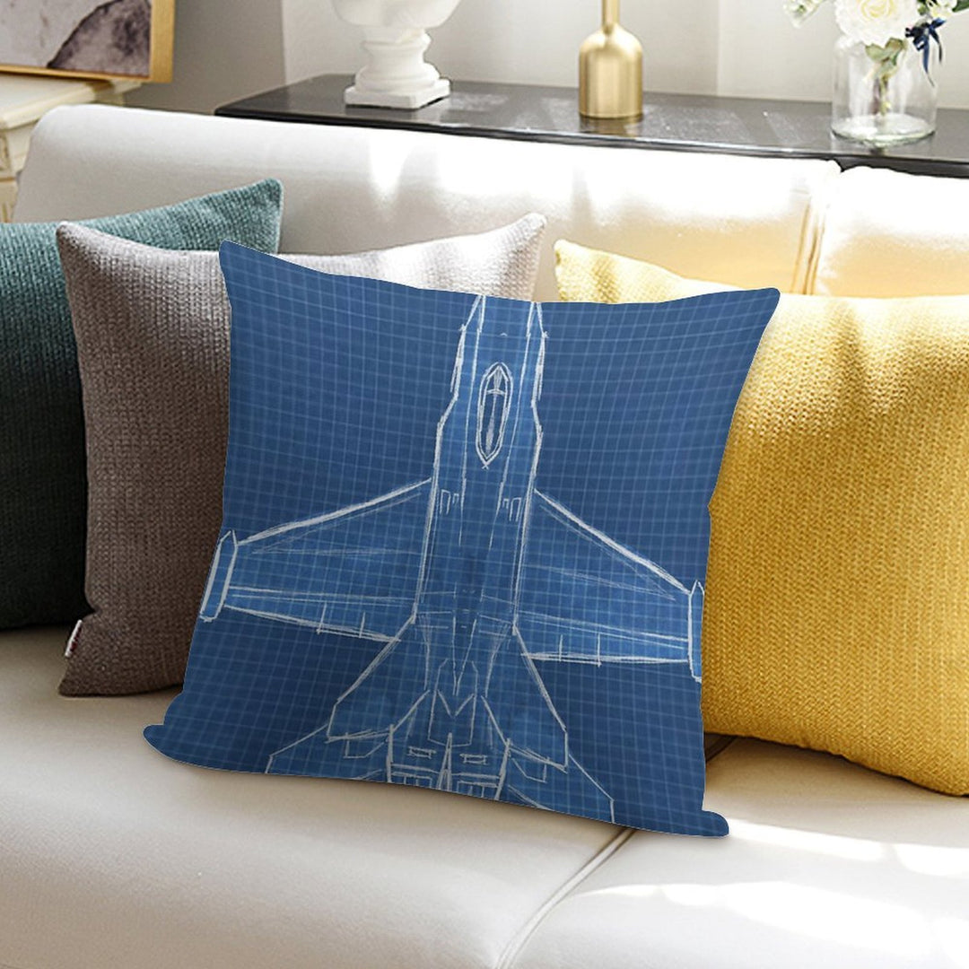 F18 Soft Luxury Feel Throw Pillow