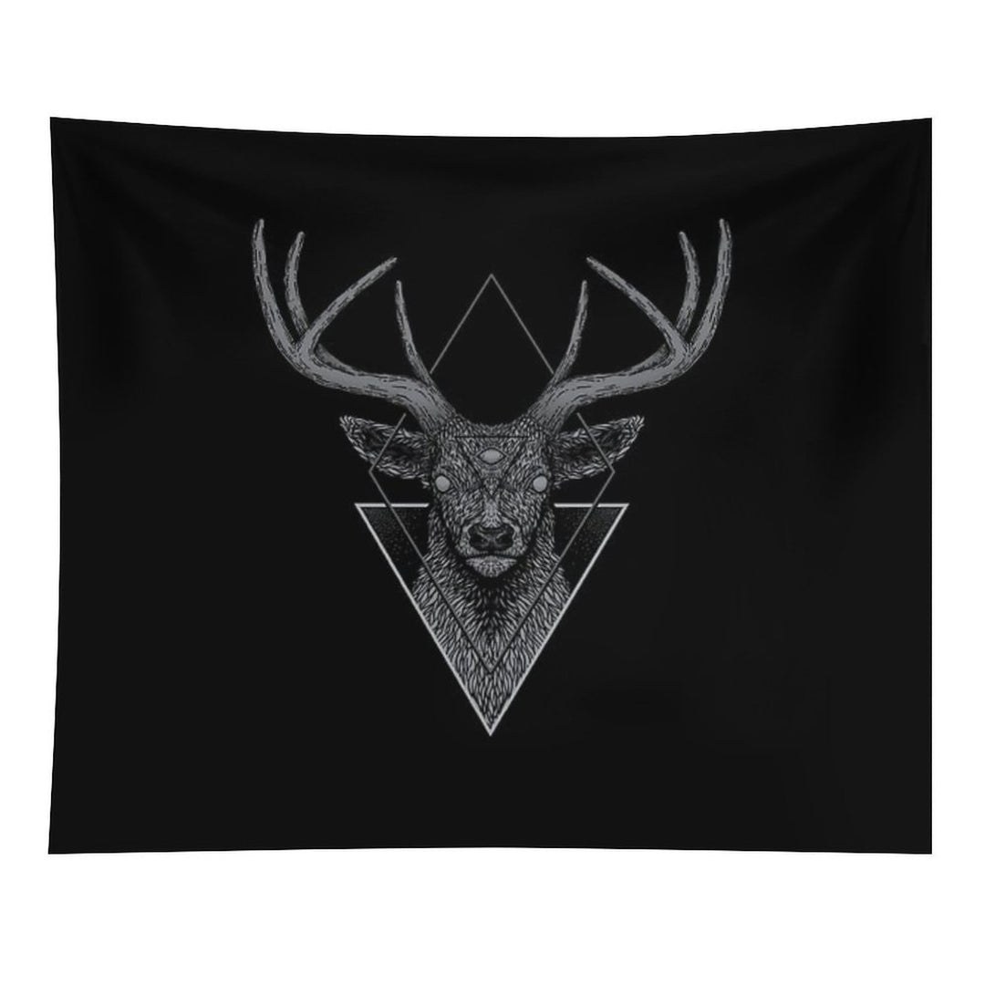 Dark Deer Tapestry