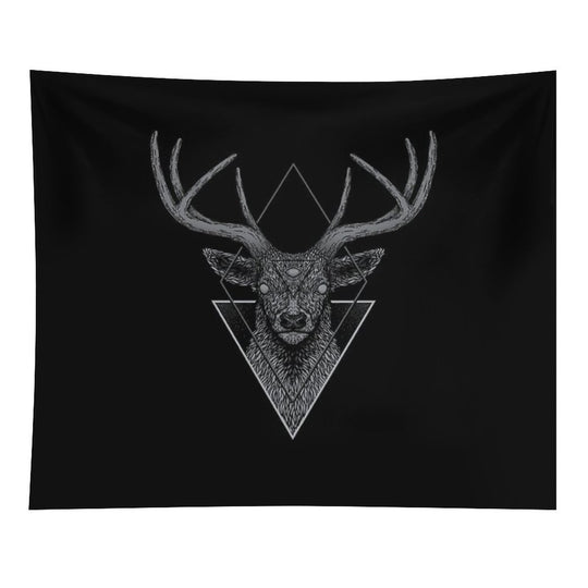 Dark Deer Tapestry