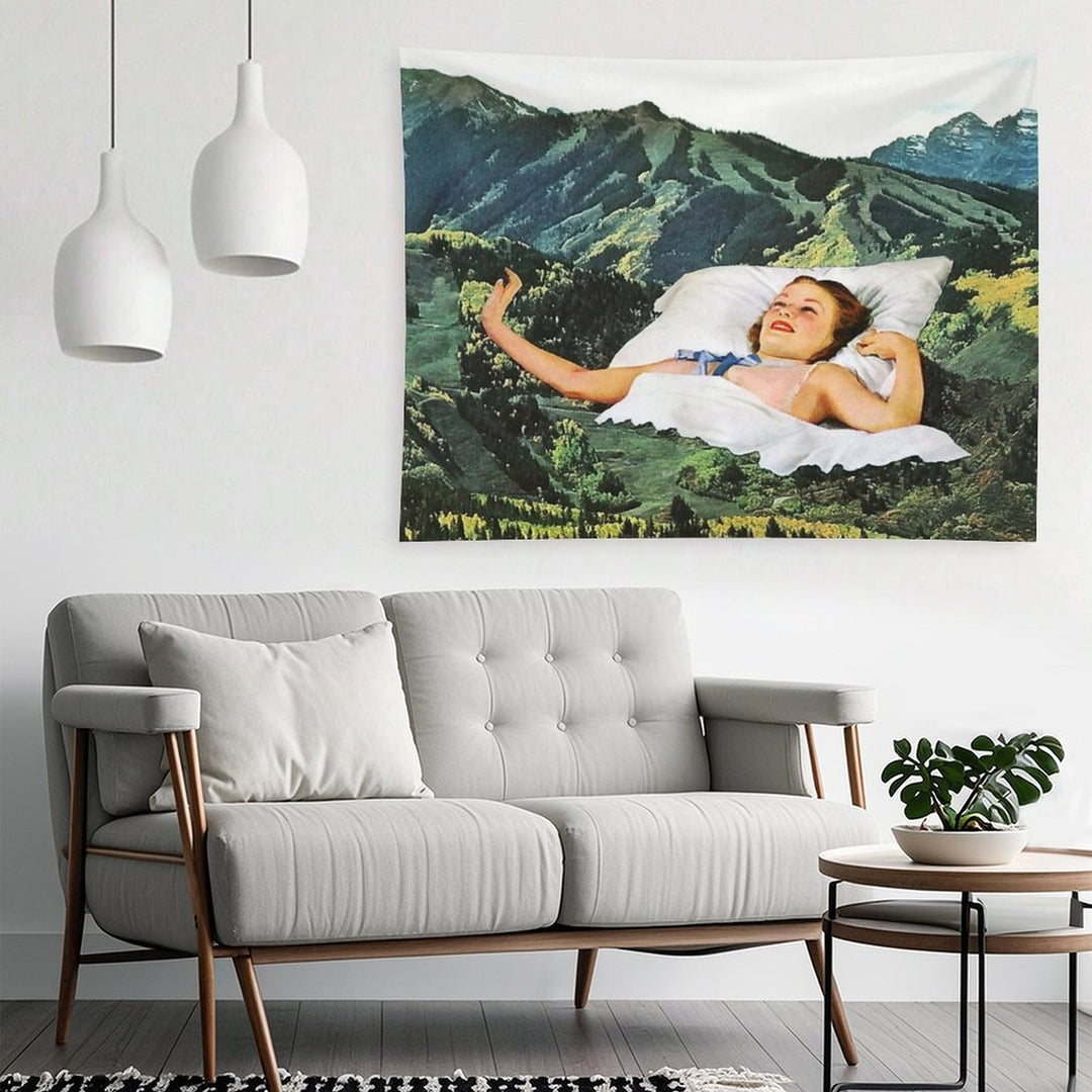 Rising Mountain Tapestry